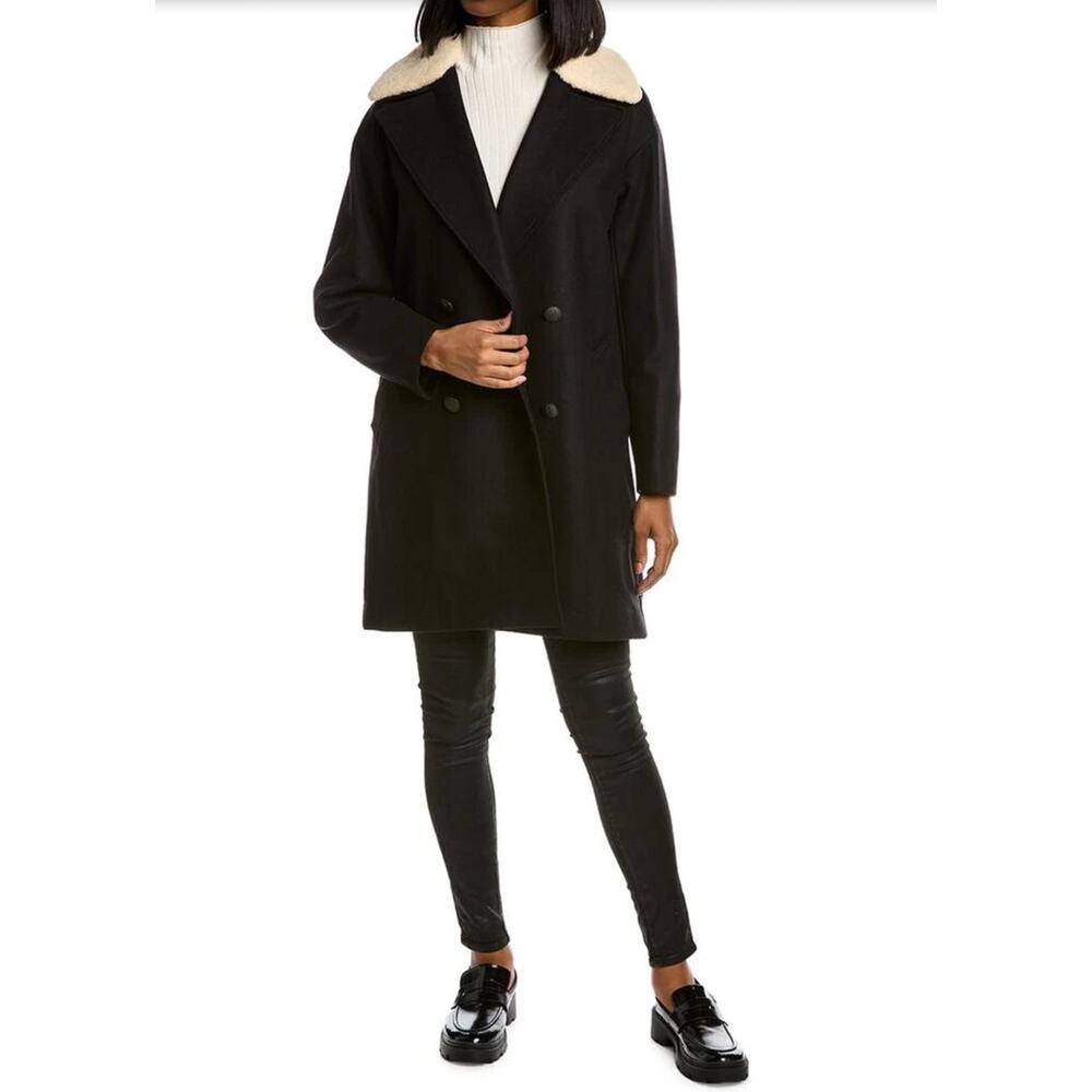 Rag & Bone Mina Cocoon Virgin Wool Blend Coat Jacket